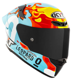 KYT TT-REVO REPLICA LEOPARD ARAGON /E06 CASCO INTEGRAL