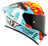 KYT TT-REVO REPLICA LEOPARD ARAGON /E06 CASCO INTEGRAL