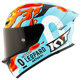 KYT TT-REVO REPLICA LEOPARD ARAGON /E06 CASCO INTEGRAL