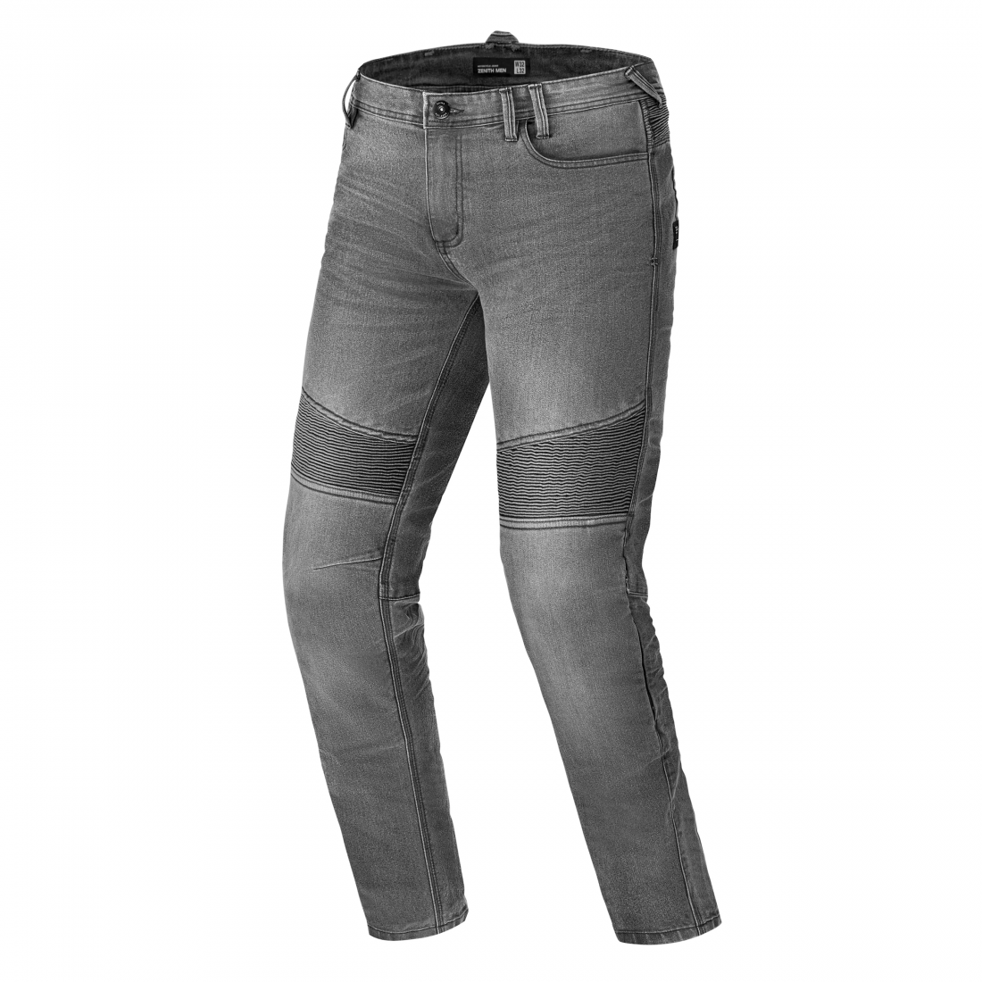 Calça de ganga para homem Shima Zenith cinzenta para motociclismo