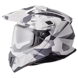 GMS ADVENTUS CASCO DE MOTO MATT BLANCO GRIS