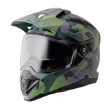 GMS ADVENTUS CASCO DE MOTO MATT NEGRO VERDE