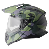 GMS ADVENTUS CASCO DE MOTO MATT NEGRO VERDE