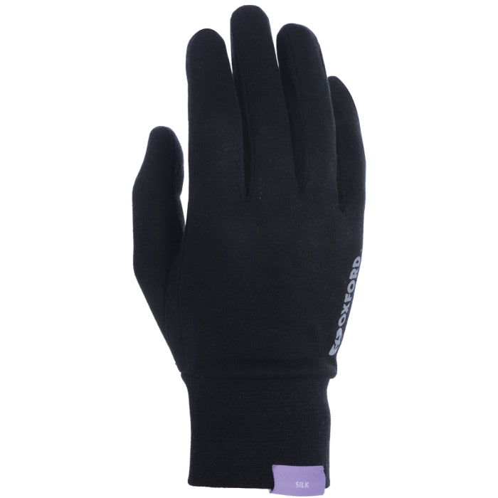 OXFORD DELUXE GLOVES SILK BLK S/M